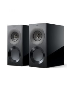 KEF Uni-Q® Haut-Parleurs Étagères Couleur Noir Brillant / Gris (Reference 1 Meta)