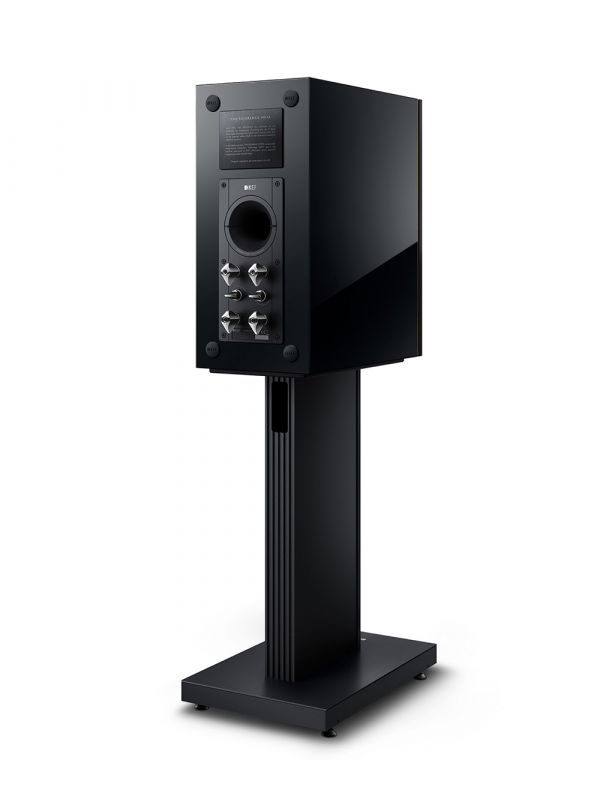 KEF Uni-Q® Haut-Parleurs Étagères Couleur Noir Brillant / Gris (Reference 1 Meta)