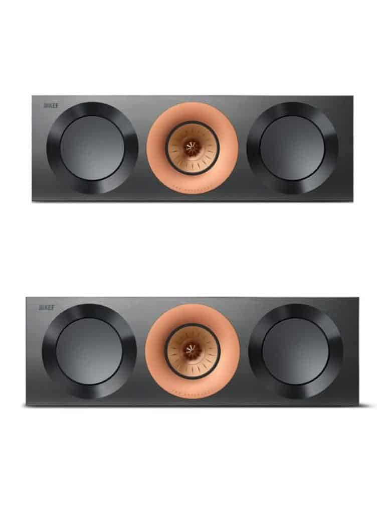 KEF Uni-Q® Haut-Parleur Central Couleur Noir Brillant / Cuivre (Reference 2 Meta)