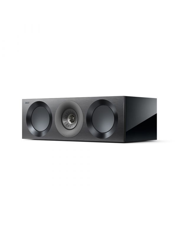 KEF Uni-Q® Haut-Parleur Central Couleur  Noir Brillant / Gris (Reference 2 Meta)