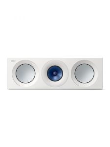 KEF Uni-Q® Haut-Parleur Central Couleur Blanc Brillant / Bleu (Reference 2 Meta)