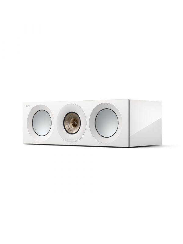 KEF Uni-Q® Haut-Parleur Central Couleur Blanc Brillant / Champagne (Reference 2 Meta)