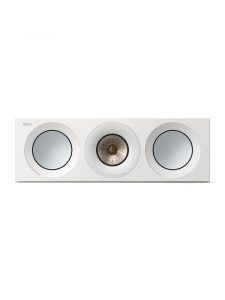 KEF Uni-Q® Haut-Parleur Central Couleur Blanc Brillant / Champagne (Reference 2 Meta)