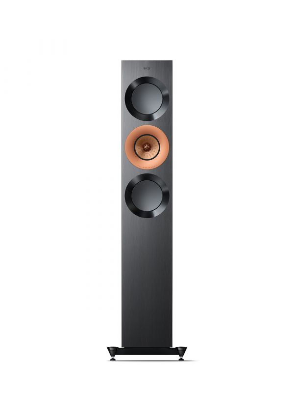 KEF Uni-Q® Driver Array with MAT™ Floorstanding Tower Speakers Color Gloss Black / Copper (Reference 3 Meta)