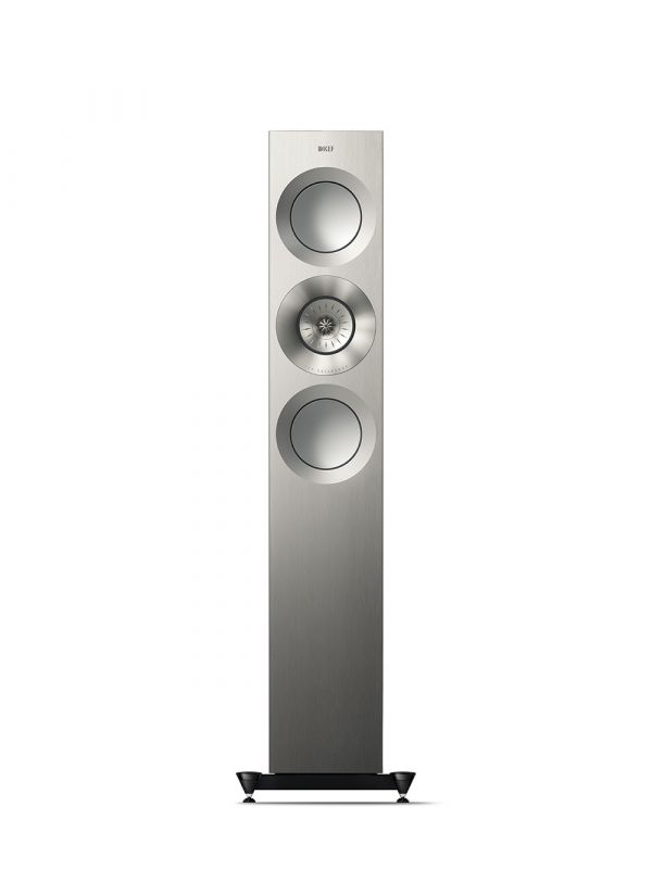 KEF Uni-Q® Driver Array with MAT™ Floorstanding Tower Speakers Color Satin Walnut / Silver (Reference 3 Meta)