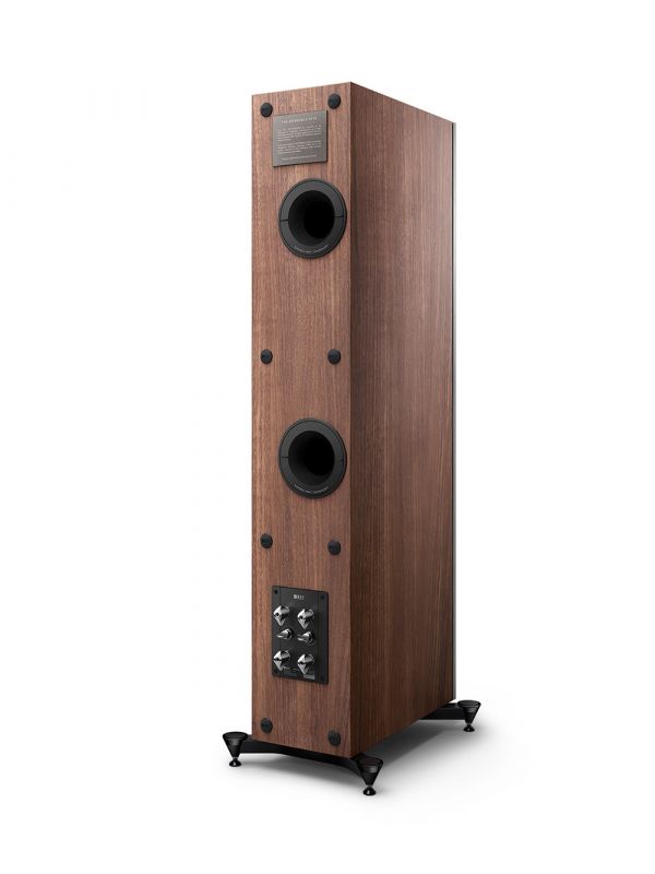 KEF Uni-Q® Driver Array with MAT™ Floorstanding Tower Speakers Color Satin Walnut / Silver (Reference 3 Meta)