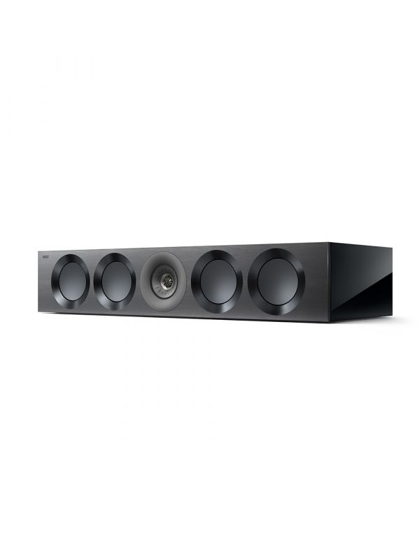 KEF Uni-Q® Haut-Parleur Central Couleur Noir Brillant / Gris (Reference 4 Meta)