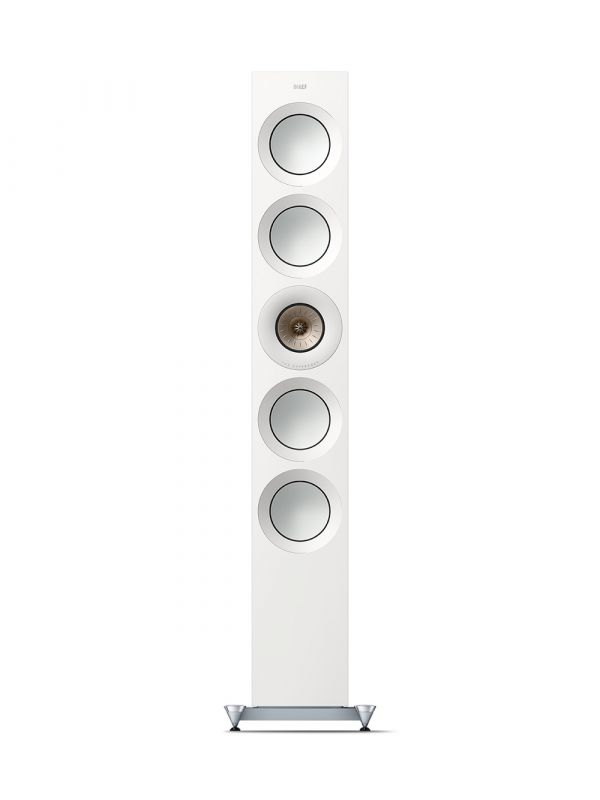 KEF Uni-Q® Driver Array with MAT™ Floorstanding Tower Speakers Color Gloss White / Champagne (Reference 5 Meta)