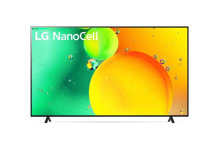 LG 75 po NANO75 NANOCELL 4K IA ThinQ® + Téléviseur Intelligent (2022)