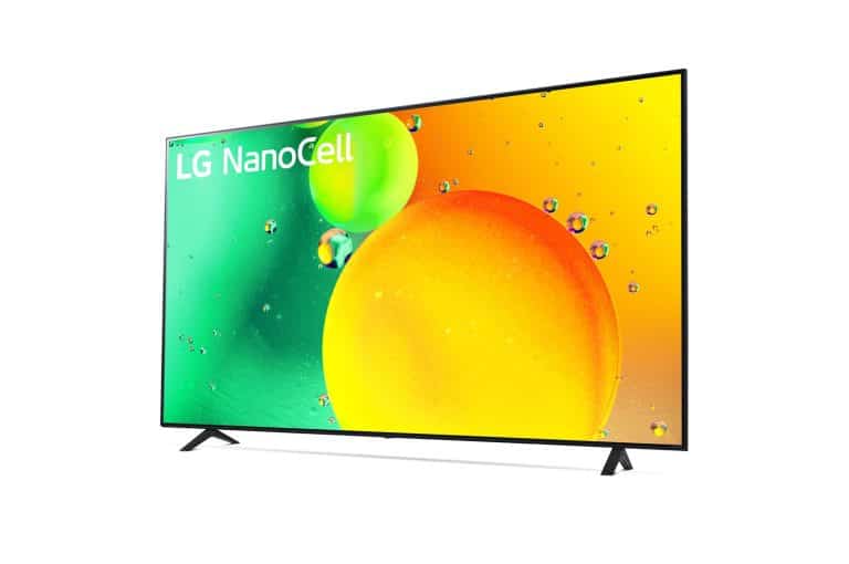 LG 75 po NANO75 NANOCELL 4K IA ThinQ® + Téléviseur Intelligent (2022)