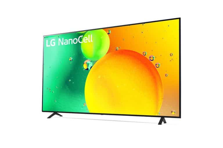 LG 86 po NANO75 NANOCELL 4K IA ThinQ® + Téléviseur Intelligent (2022)