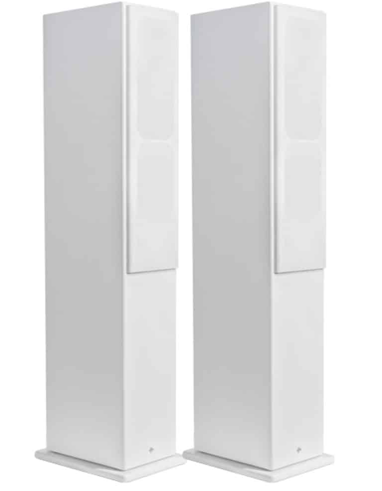 TOTEM Kin play Tower du Haut-parleur Couleur Blanche