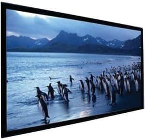 CIRRUS 135″ Stratus Fix Pearl White Weave Projector Screens