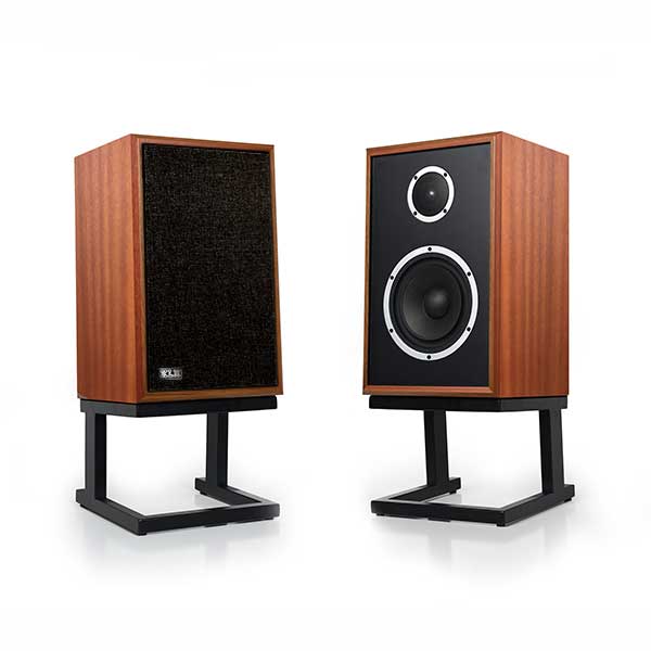 KLH Haut-Parleurs Étagères Suspension Acoustique Couleur Acajou (Model Three)