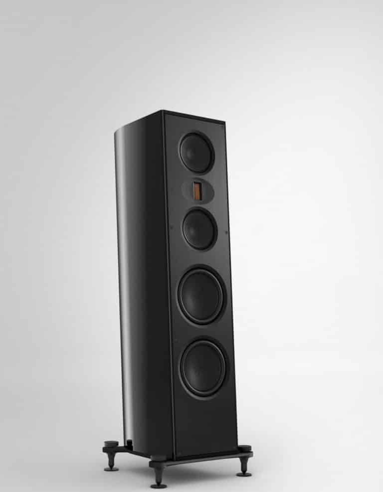 T+A Haut-Parleurs Colonnes / Tours Trois Voies 50 mm Magnetostatique Tweeter Cabinet Couleur Noir Brillant (Solitaire S430) (Paire)