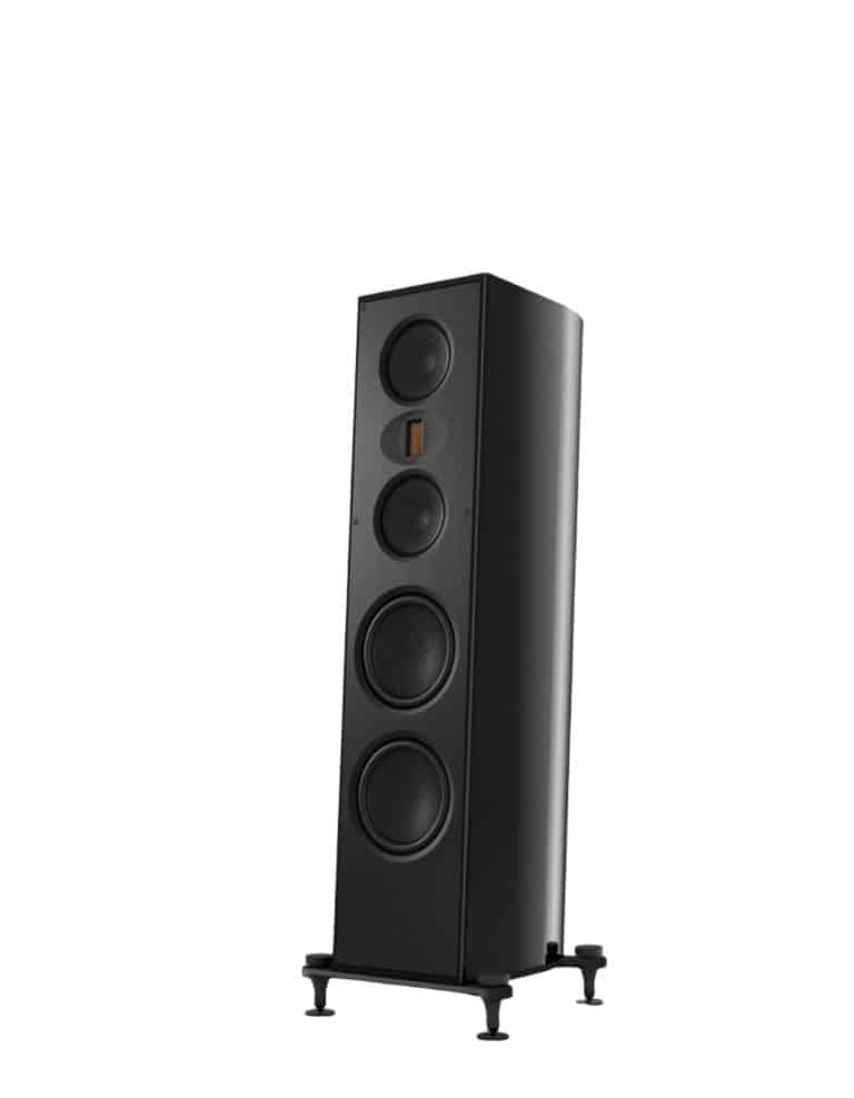 T+A Haut-Parleurs Colonnes / Tours Trois Voies 50 mm Magnetostatique Tweeter Cabinet Couleur Noir Brillant (Solitaire S430) (Paire)