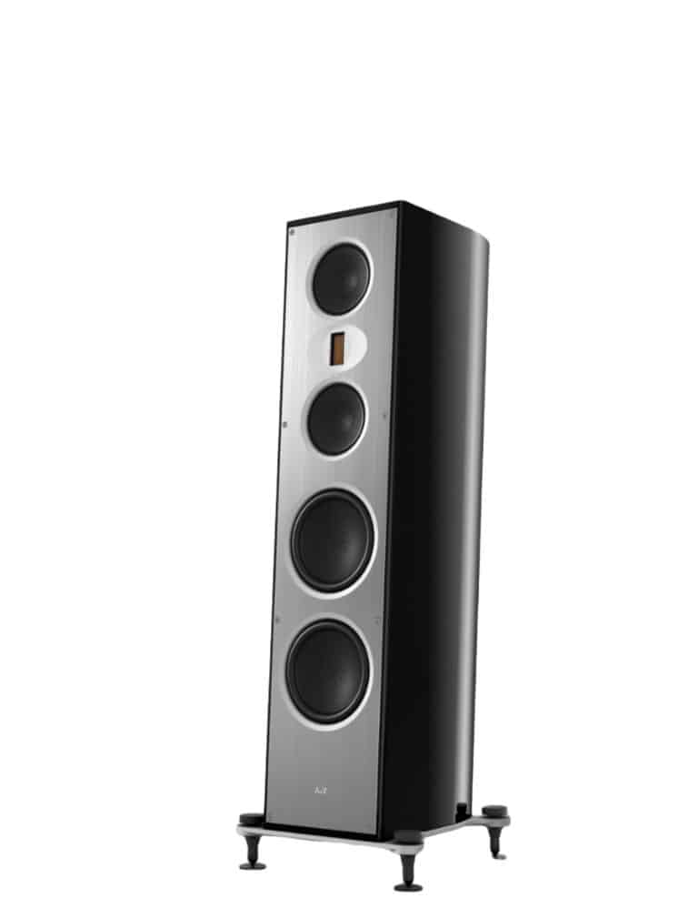 T+A Haut-Parleurs Colonnes / Tours Trois Voies 50 mm Magnetostatique Tweeter Cabinet Couleur Argent Brillant (Solitaire S430) (Paire)