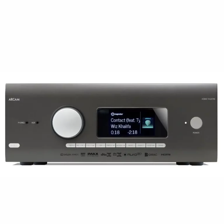 Arcam AVR21 HDMI 2.1 Classe AB Récepteur de Cinéma Maison 7.2 Canaux avec Dolby Atmos et Auro-3D