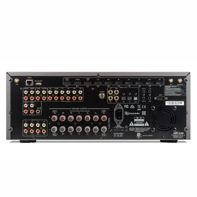 Arcam AVR21 HDMI 2.1 Classe AB Récepteur de Cinéma Maison 7.2 Canaux avec Dolby Atmos et Auro-3D