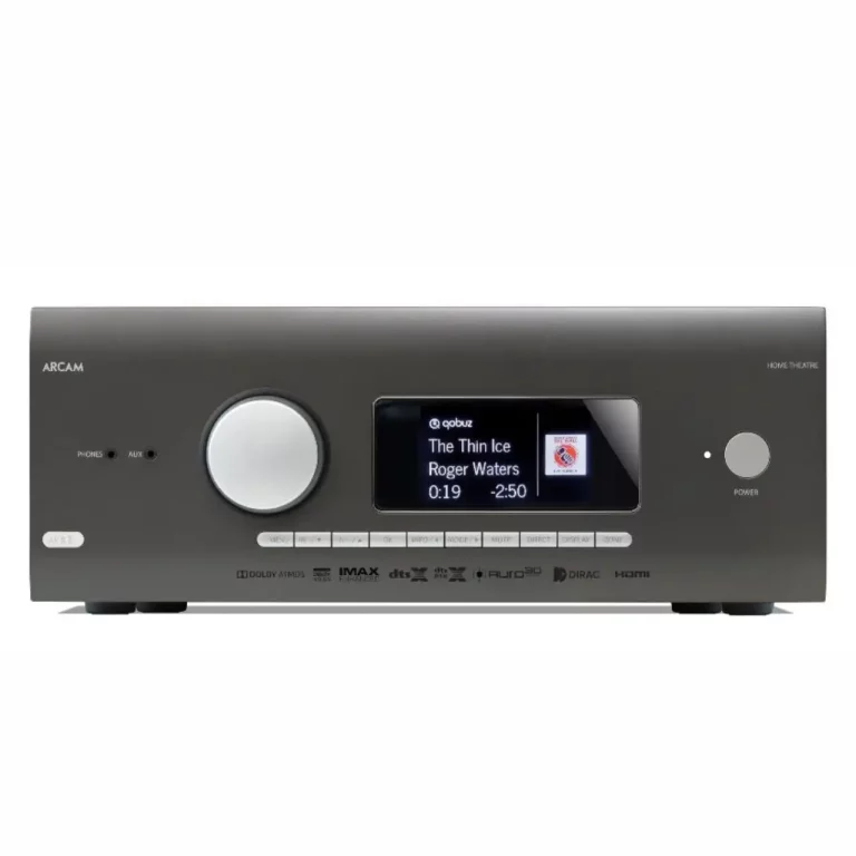 Arcam AVR31 HDMI 2.1 Classe G Récepteur de Cinéma Maison 9.1.6 Canaux avec Dolby Atmos et Auro-3D