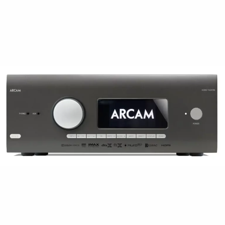 Arcam AVR31 HDMI 2.1 Classe G Récepteur de Cinéma Maison 9.1.6 Canaux avec Dolby Atmos et Auro-3D