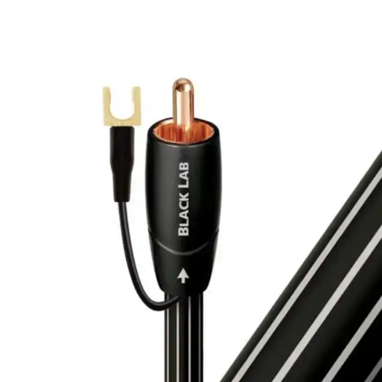 AudioQuest Black Lab Subwoofer Cable RCA Male to RCA Male / 16.4 ft (5 m)