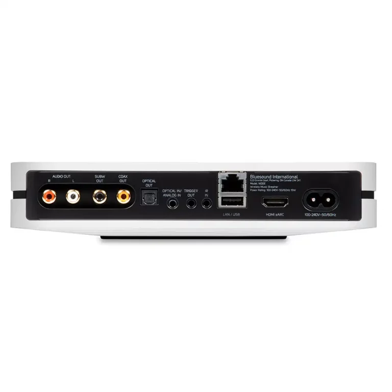 Bluesound Node Wireless Multi-Room Hi-Res Music Streamer White
