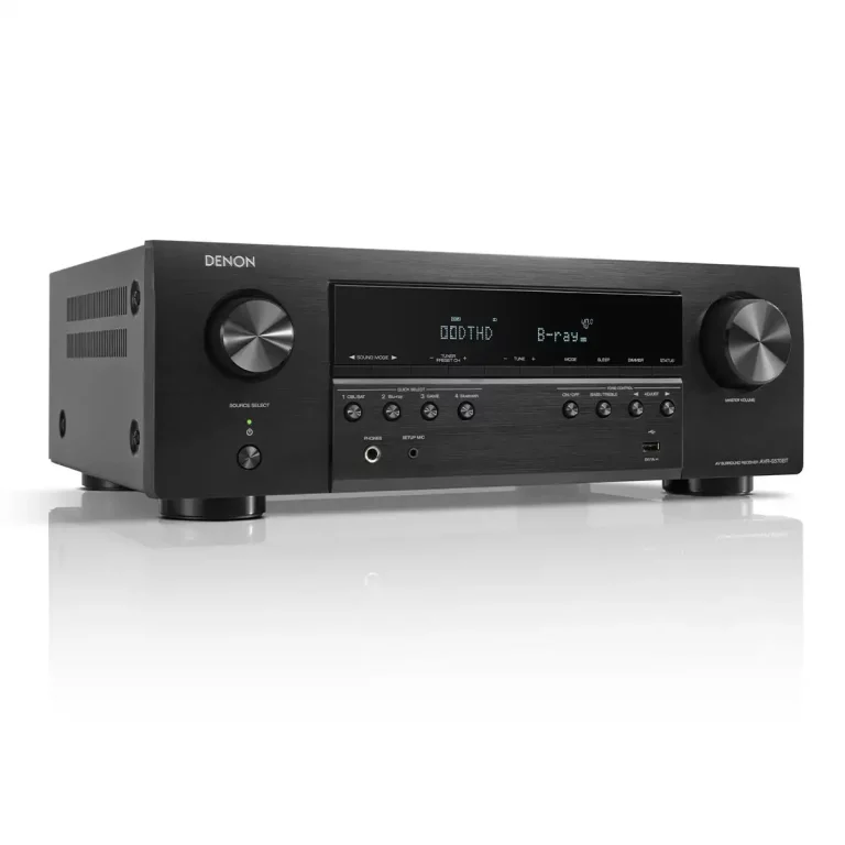 Denon 5.2 Canaux Récepteur de Cinéma Maison 8K avec Dolby Audio & DTS (AVR-S570BT)