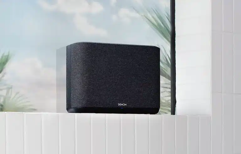 DENON Haut-parleur Sans Fil avec AirPlay 2 et HEOS Intégré Couleur Noir (HOME-250)