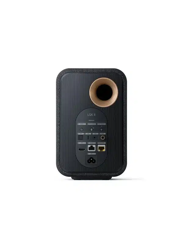 KEF Uni-Q® Système Compact D'enceintes Hifi Sans Fil Couleur Noir Carbone (LSXII)