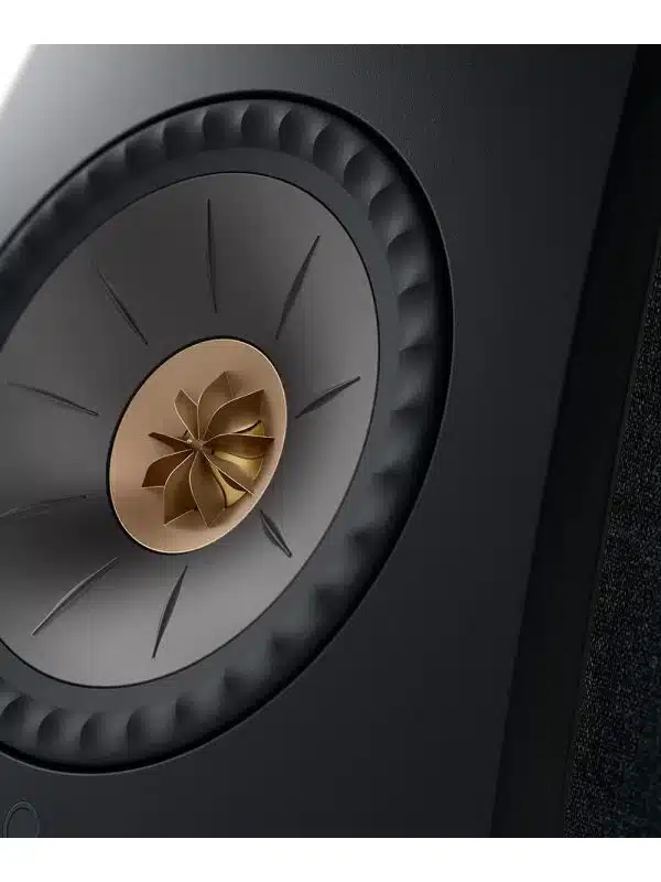 KEF Uni-Q® Système Compact D'enceintes Hifi Sans Fil Couleur Noir Carbone (LSXII)