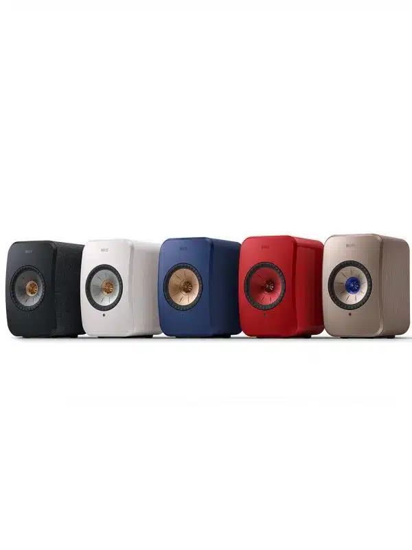 KEF Uni-Q® Compact Wireless HiFi Speaker System Color Carbon Black (LSXII)