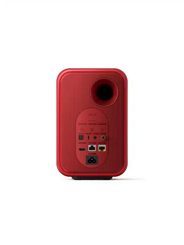 KEF Uni-Q® Système Compact D'enceintes Hifi Sans Fil Couleur Rouge Lave (LSXII)