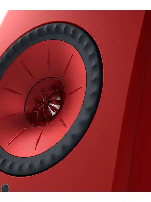 KEF Uni-Q® Système Compact D'enceintes Hifi Sans Fil Couleur Rouge Lave (LSXII)