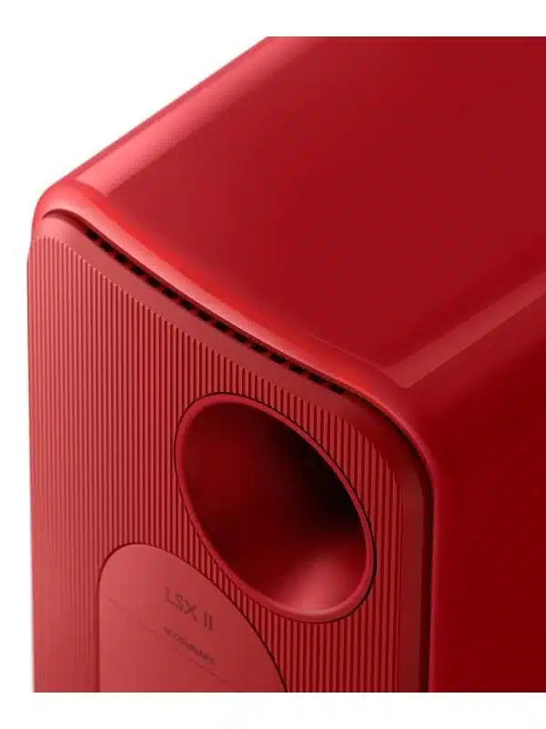 KEF Uni-Q® Système Compact D'enceintes Hifi Sans Fil Couleur Rouge Lave (LSXII)