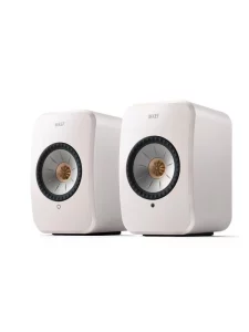 KEF Uni-Q® Système Compact D’enceintes Hifi Sans Fil Couleur Blanc Minéral (LSXII)