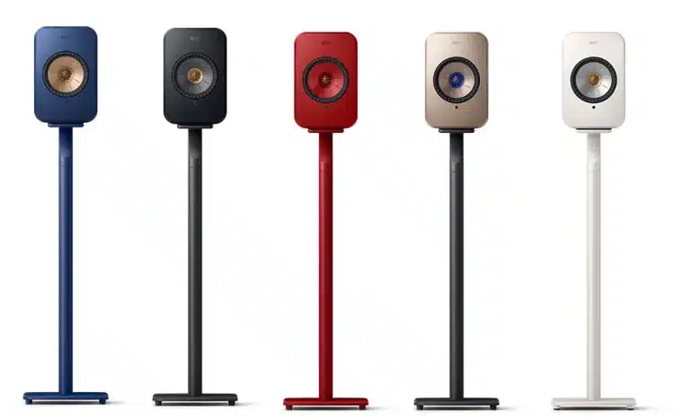 KEF S1 Support au Sol Paire Pour LSX II Couleur Noir (S1)