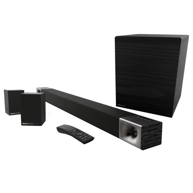 KLIPSCH 46” 5.1 Soundbar w/ 10” Subwoofer and Surround Speakers (Cinema 600)