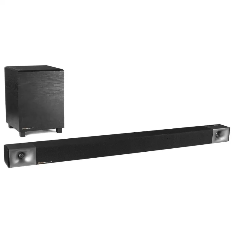 KLIPSCH 3.1 Barre de Son 46 po avec Caisson de Basses 10 po (Cinema 600)