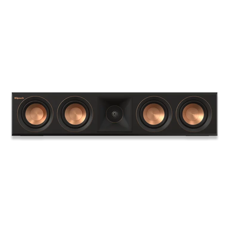 KLIPSCH 2 Voies, Quadruple 4 po Haut-Parleur Central Couleur Noir Ébène (RP404)