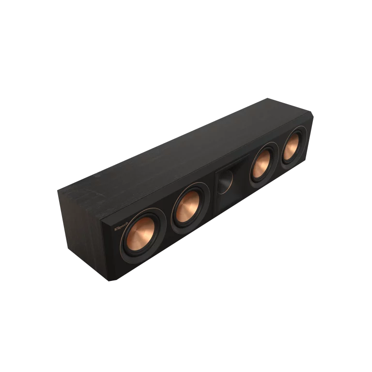 KLIPSCH 2 Voies, Quadruple 4 po Haut-Parleur Central Couleur Noir Ébène (RP404)