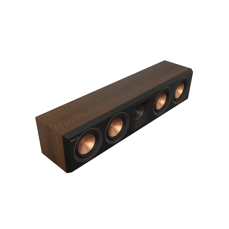 KLIPSCH 2 Voies, Quadruple 4 po Haut-Parleur Central Couleur Noyer (RP404)