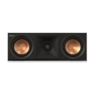 KLIPSCH 2 Way, Dual 5.25″ Center Channel Speaker Color Black Ebony (RP500)