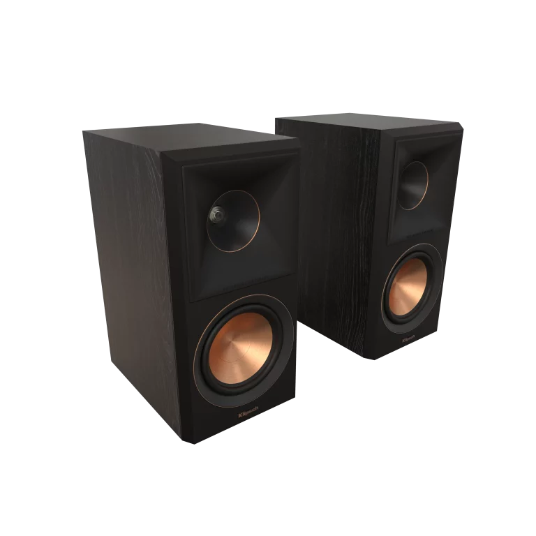 KLIPSCH 2 Voies, 5,25 po Haut-Parleurs Étagères Couleur Noir Ébène (RP500) (Paire)