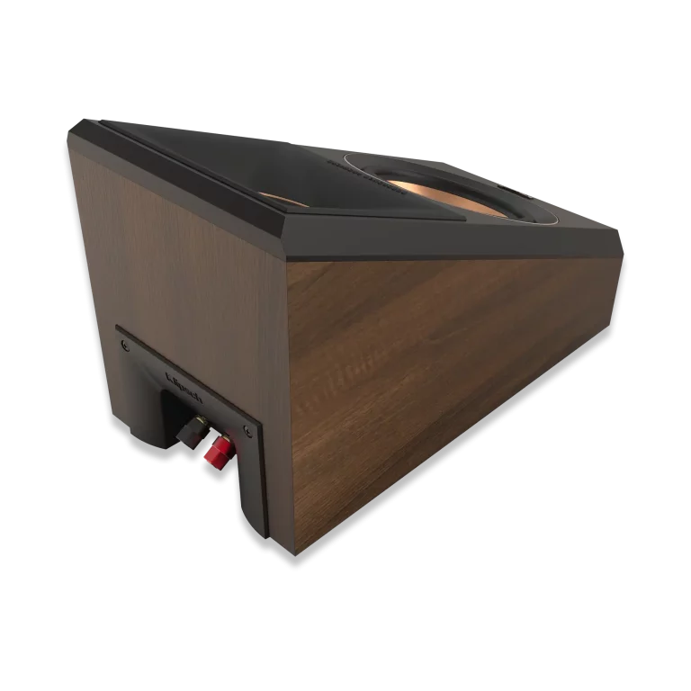 KLIPSCH 2 Voies, Dolby Atmos 5,25 po Haut-parleur Élévation ou Ambiophonique Couleur Noyer (Paire)