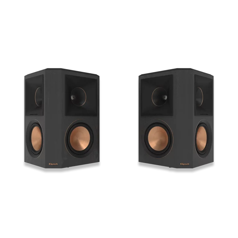 KLIPSCH 2 Voies, Double 5,25 po Haut-parleur Ambiophonique Couleur Ébène (Paire)