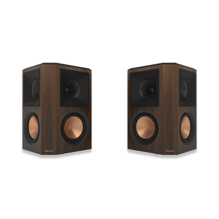 KLIPSCH 2 Voies, Double 5,25 po Haut-parleur Ambiophonique Couleur Noyer