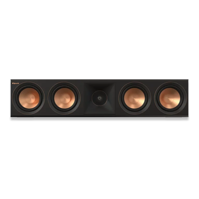 KLIPSCH 2 Voies, Quad 5.25 po Haut-Parleur Central Couleur Noir Ébène (RP504)