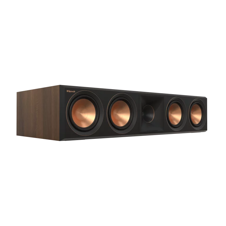 KLIPSCH 2 Voies, Quad 5.25 po Haut-Parleur Central Couleur Noyer (RP504)