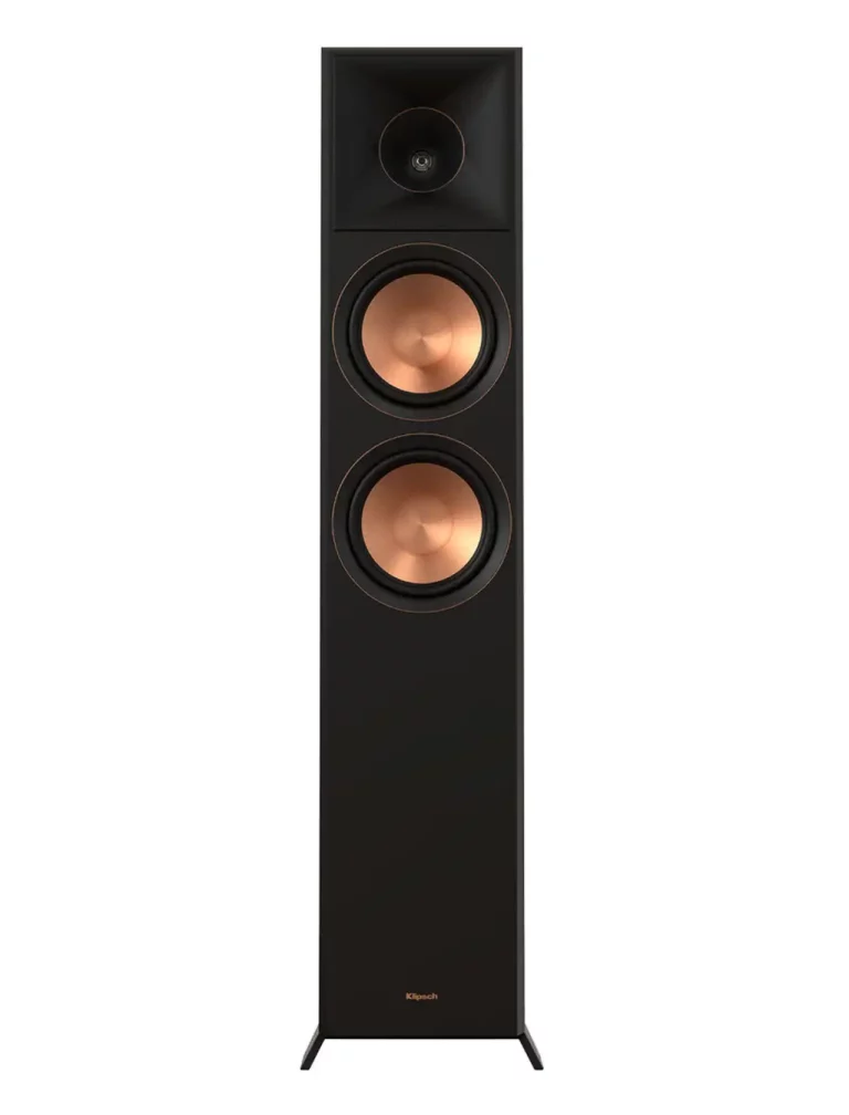KLIPSCH 2 voies, Double 6,5 po Enceinte Colonne Couleur Noyer (RP6000) (Paire)